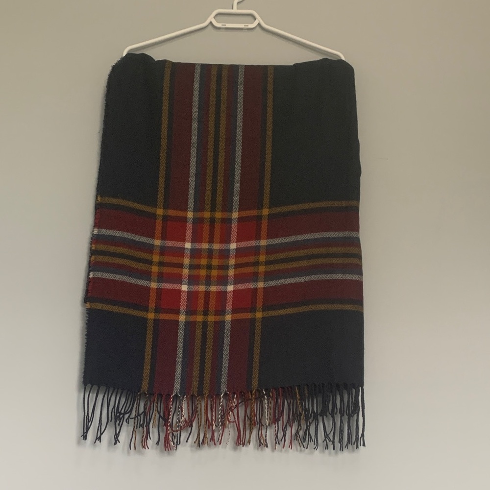 Garage brand Blanket Scarf with Fringe